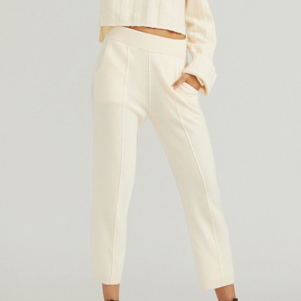 LoveShackFancy Cashmere Foxglove Pant